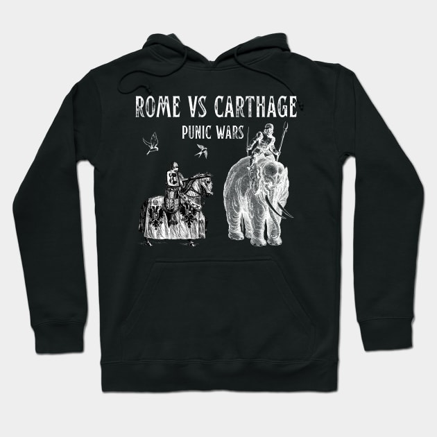 Punic Wars Rome Vs Carthage Hoodie by soulfulprintss8